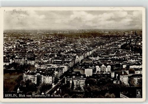Charlottenburg Berlin Blick vom Funkturm