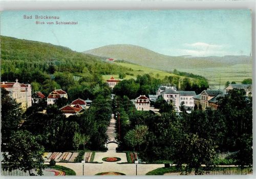 Bad Brückenau Blick vom Schlosshotel