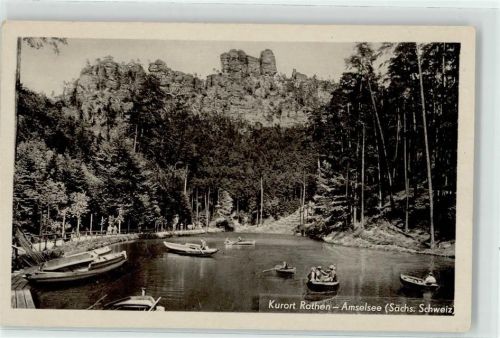 Rathen Kurort Amselsee Bootspartie