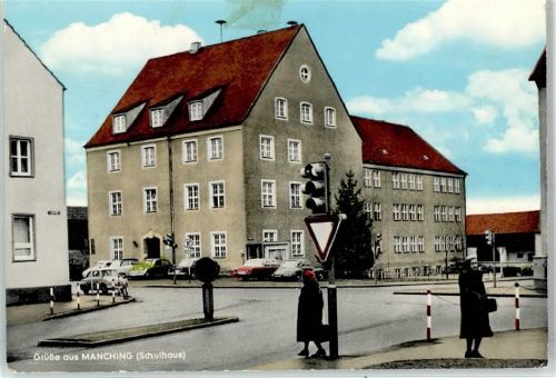 85077 W8072 Manching - Schulhaus Kreuzung