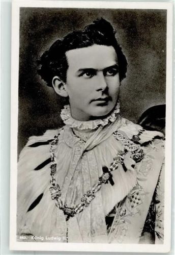 König Ludwig II. Bayern Stempel Andenkenverkauf Königsschloß Herrenchiemsee