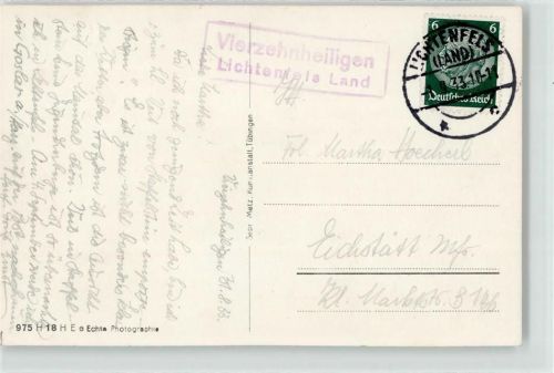 Vierzehnheiligen Landpoststempel