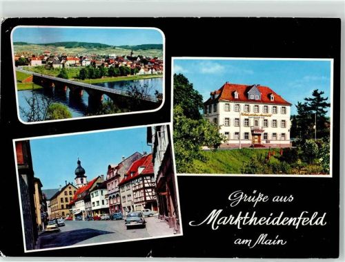 Marktheidenfeld Gasthaus Hotel Zur schönen Aussicht Brücke Hauptstrasse