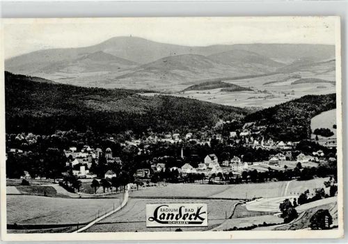 Bad Landeck 1939 Landpost Breslau über Bresien