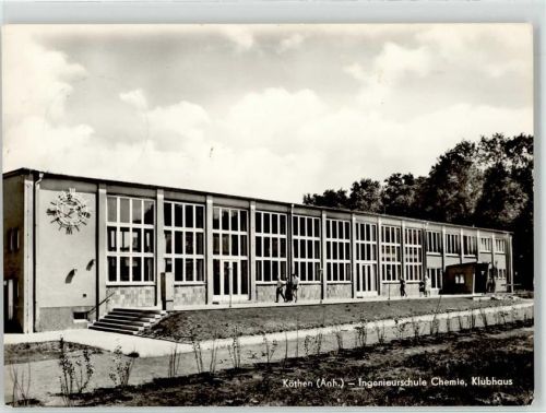 Köthen Ingenieurschule Chemie Klubhaus