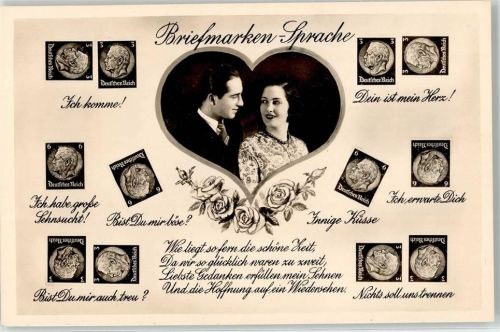Deutsches Reich Dein ist mein Herz Frau Rose