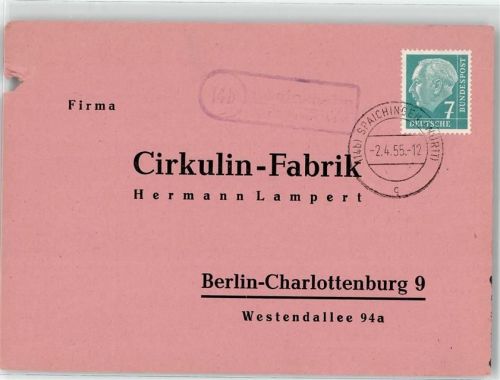 Charlottenburg Bestellkarte Cirkulin Fabrik