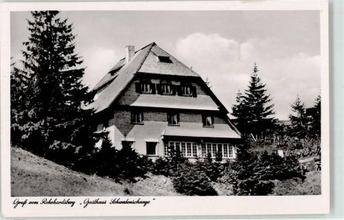 78136 W7745 Rohrhardsberg im Schwarzwald - Gasthaus zur Schwedenschanze Besitzer Josef Burger