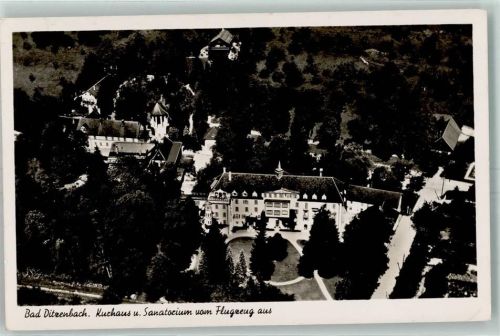 73312 W7342 Bad Ditzenbach - Fliegeraufnahme Kurhaus Sanatorium