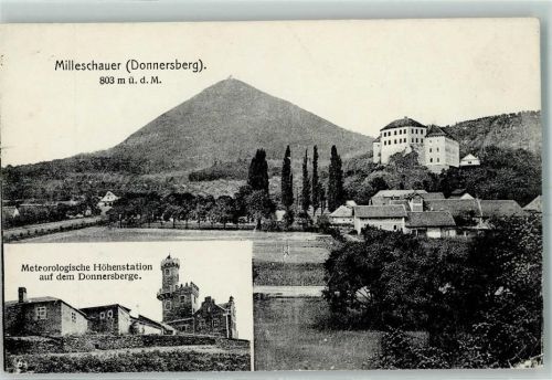 Teplice Meteorologische Höhenstation auf dem Donnersberge Milleschauer