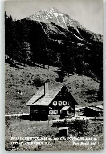 Bosruckhütte Berghütte Großer Pyhrgas Spital am Pyhrn Hüttenstempel
