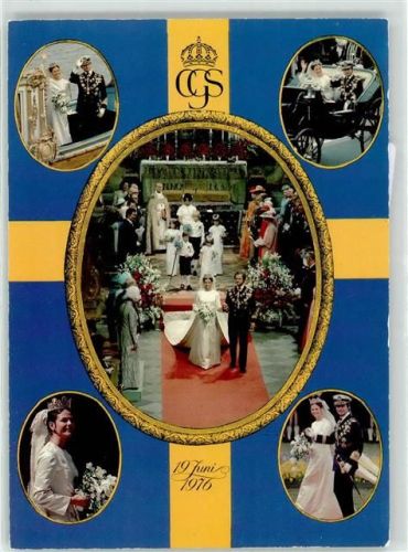 Stockholm Königliche Hochzeit Schweden 1976