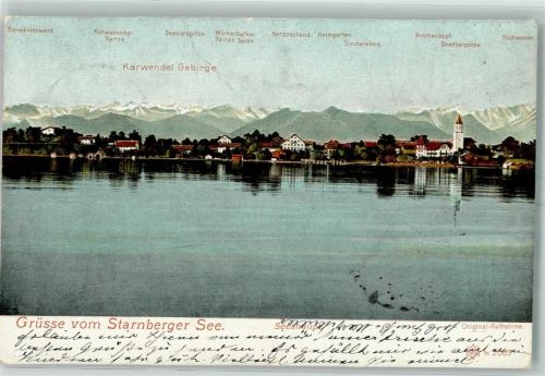 Seeshaupt 1904 Starnberger See