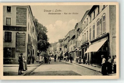 Dieuze 1912 Hallenstrasse