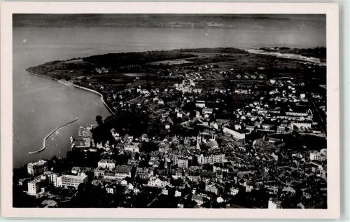 Thonon-les-Bains 1953 Fliegeraufnahme