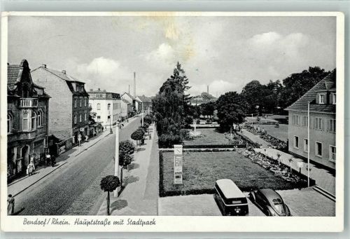 Bendorf Hauptstraße VW Käfer T1 Bulli Transporter Stadtpark