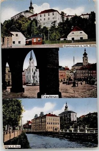 Trutnov Kath. Kirche Mädchenschule Aupa