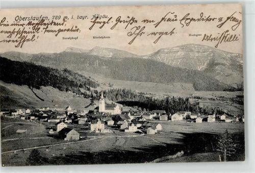 Oberstaufen 1906 Buralpkopf Rindalphorn Hochgrat