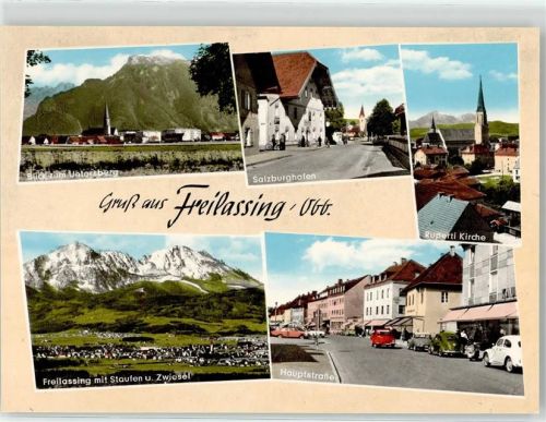 Freilassing Untersberg Salzburghofen VW Käfer Rupertikirche Staufen Zwiesel
