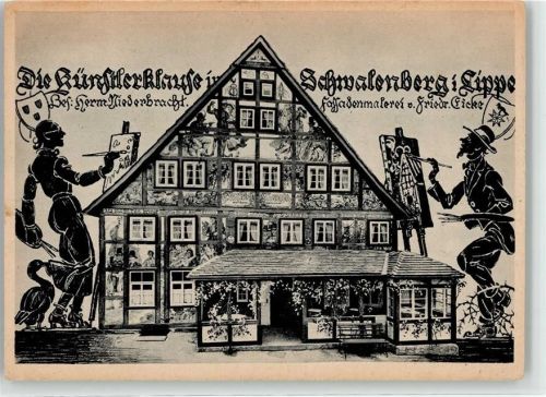 Schieder-Schwalenberg Künstlerklause Herm.Niederbracht