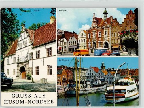 Husum Schloss Marktplatz Schiffbrücke