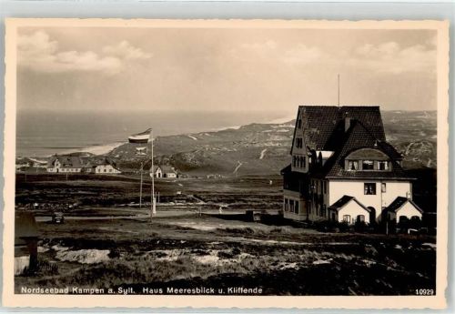 Kampen Haus Meeresblick Kliffende