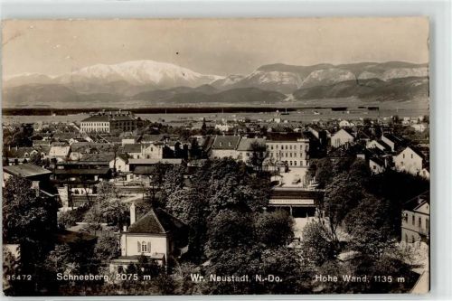 Wiener Neustadt Schneeberg Hohe Wnd