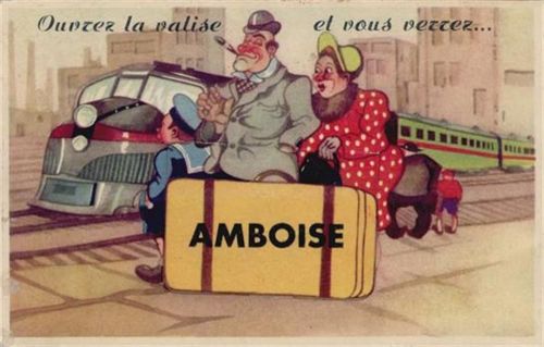 Amboise Amboise (Frankreich) Leporello I-II (kleiner Kleberrest VS)