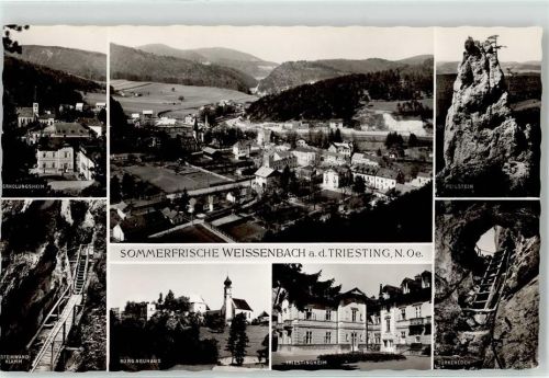 Weissenbach Erholungsheim Steinwand Klamm Burg Neuhaus Triestingheim Türkenloch Peilstein