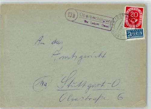 Oberbechingen Landpoststempel
