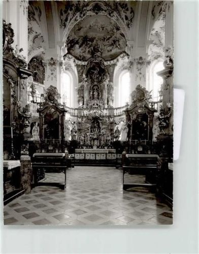 Andechs Ort handschriftlich Innenansicht Kirche