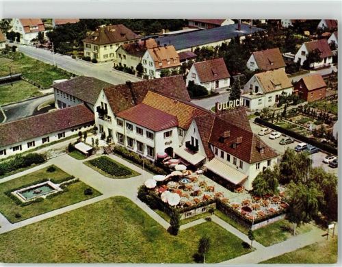 Elfershausen Fliegeraufnahme Gästehaus Ullrich
