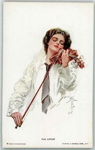 The Artist Violine Serie 108 Autogramm Fisher, H.