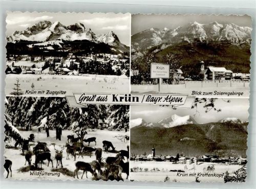 Krün Wildfütterung Krottenkopf