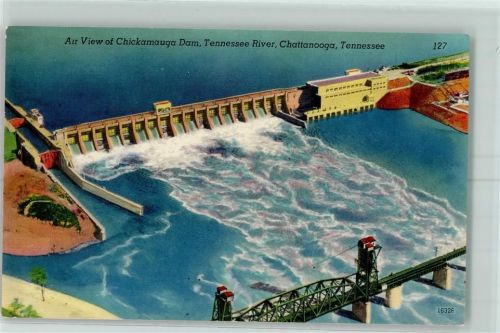 Chattanooga Fliegeraufnahme Chickamauga Damm Tennessee River