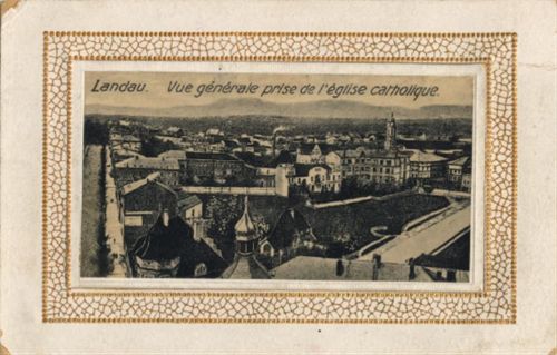 Landau Landau (6740) Leporello, Gesamtansicht I-II