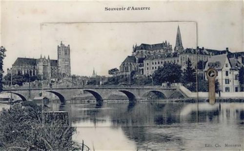Auxerre Auxerre (Frankreich) Leporello I-II (fleckig VS)