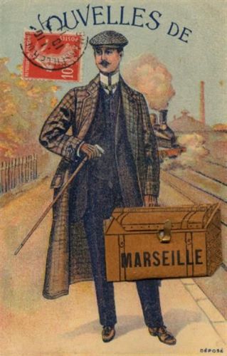 Marseille Marseille (Frankreich) Leporello, Eisenbahn I-II