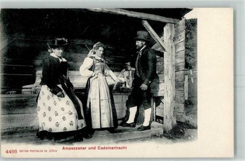 33021 Ampezzo - Ampezzaner und Cadoinertracht