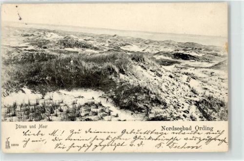 Sankt Peter-Ording 1905 Dünen und Meer