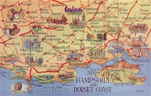 Hampshire (Großbritannien) Leporello I-II