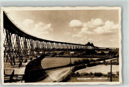 Rendsburg 1940 Hochbrücke über den Nord-Ostseekanal