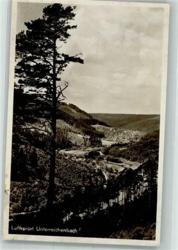 Unterreichenbach 1936 Panorama des Ortes