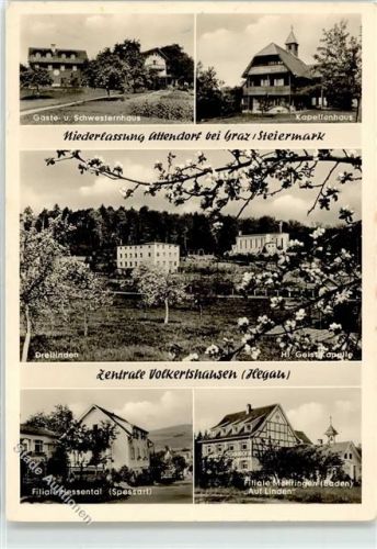 78269 W7701 Volkertshausen - Gäste- u. Schwessternhaus Kapellenhaus Dreilinden Filiale Hessental u. Möhringen