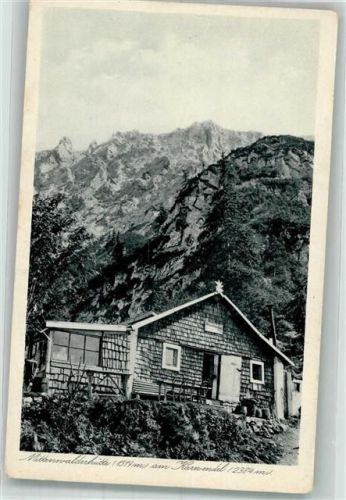 Mittenwalder Hütte Berghütte am Karwendel Fotograf Irl