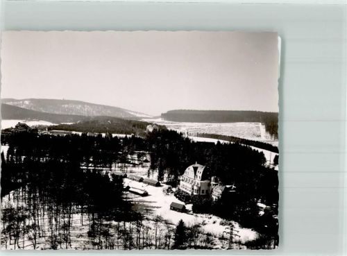 Nordenau Fliegeraufnahme Winter Ort handschriftlich Foto Original aus Archiv eines Ansichtskartenverlags