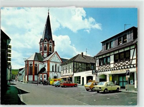 Heimersheim Marktplatz Volksbank Kirche