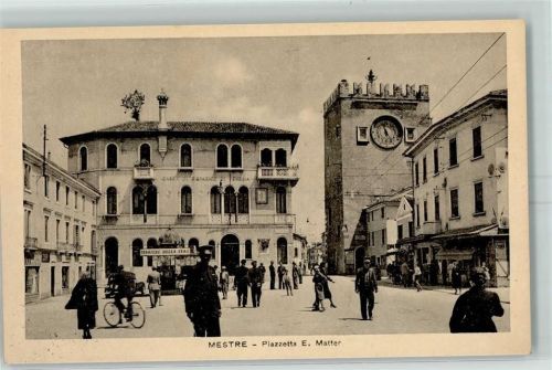Venezia - Mestre Piazzetta E. Matter Fahrrad Polizist