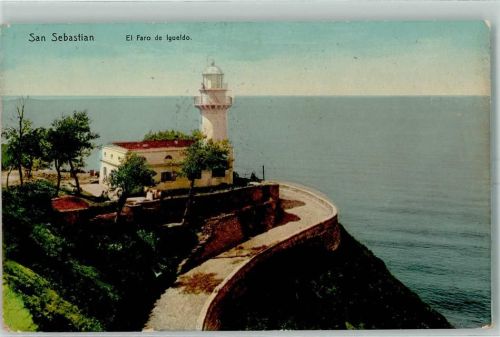 San Sebastian 1911 El Faro de Igueldo Leuchtturm