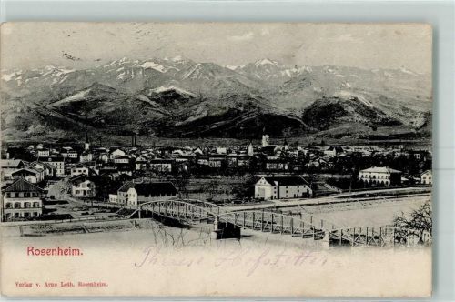 Rosenheim Innbrücke vor 1913